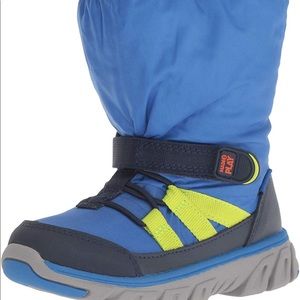 Stride Rite Toddler Boys blue snow boots 6W